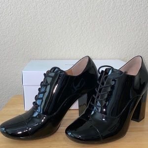 Calvin Klein Black Lace Up Heels